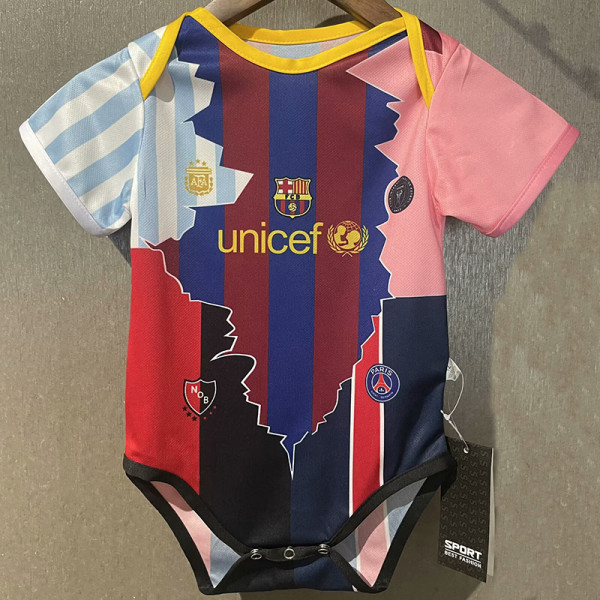 25/26  MESSI Commemorative Edition  Baby Infant Crawl Suit(带MIESSI #10号）