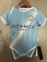 25/26 Man City Home  Baby Infant Crawl Suit