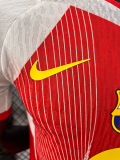 25 /26 BAR Red  Special Edition  Player Version Soccer Jersey(大胸黄花）