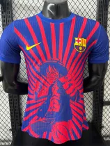 25/26 BAR Blue pattern  Player Version Training shirts
