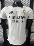 25/26 RMA  White Team Logo Player Version  Polo Shirts