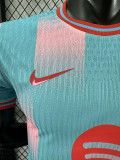 25 /26 BAR Sky Blue  Special Edition  Player Version Soccer Jersey(大胸红花）
