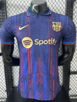 25 /26 BAR Royal Blue Special Edition  Player Version Soccer Jersey(Spotify）