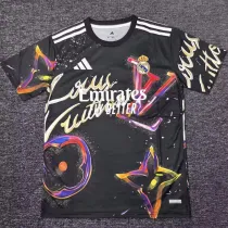25/26 RMA LV Joint Starry Sky Edition Black  Fans Soccer Jersey