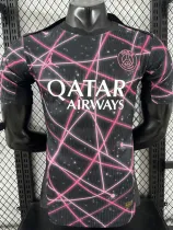 25/26 PSG Goalkeeper Black Player Version Soccer Jersey