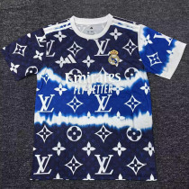 25/26 RMA LV Joint  Edition Royal Blue  Fans Soccer Jersey