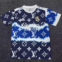 25/26 RMA LV Joint  Edition Royal Blue  Fans Soccer Jersey