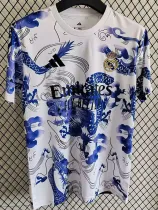 25/26 RMA LV JBlue Dragon Edition White  Fans Soccer Jersey