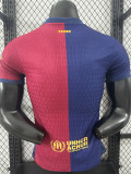 24/25 BAR Home Co branded advertisement  Player Version Soccer Jersey(胸前新广告）