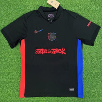 24/25 BAR  Away Co branded advertisement  Fans Soccer Jersey(胸前新广告）