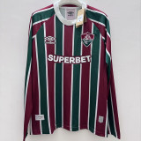 25/26 Fluminense Home  Long Sleeve  Soccer Jersey