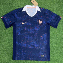 25/26 France Home  Fans Soccer Jersey