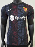 25/26 BAR Black Cashew flowers Special Edition  Player Version Soccer Jersey