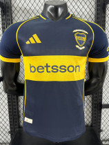 25/26  Boca Juniors Home Player Version Soccer Jersey