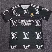 25/26 RMA LV Joint  Edition Black  Fans Soccer Jersey