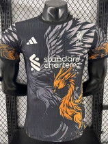 25/26  LIV Black Eagle Diagram  Player Version Soccer Jersey