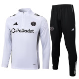 25/26  Inter Miami White Half Pull Tracksuit #B2522 (半拉链)
