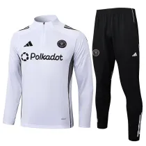 25/26  Inter Miami White Half Pull Tracksuit #B2522 (半拉链)