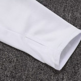 25/26 LIV White Half Pull Tracksuit #B2534 (半拉链)