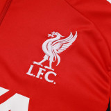 25/26 LIV Red Half Pull Tracksuit #B2526 (半拉链)