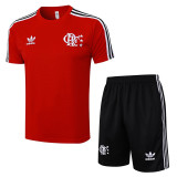 25/26 Flamengo Red Training Short Suit #D2519