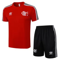 25/26 Flamengo Red Training Short Suit #D2519