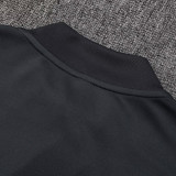 25/26 Argentina Dark Grey Half Pull Tracksuit #B2529 (半拉链)