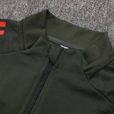 25/26 Bayern Army Green  Jacket Tracksuit #A2521