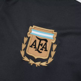 25/26 Argentina Dark Grey Half Pull Tracksuit #B2529 (半拉链)