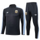 25/26 Argentina Dark Grey Half Pull Tracksuit #B2529 (半拉链)