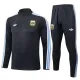 25/26 Argentina Dark Grey Half Pull Tracksuit #B2529 (半拉链)