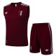 25/26  Ajax 125th Anniversary Edition Maroon Training Vest Suit #D2531