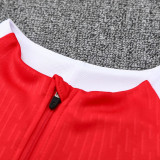 25/26  PSG Red  Half Pull Tracksuit  (半拉链)