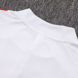25/26 LIV White Half Pull Tracksuit #B2534 (半拉链)