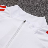 25/26 LIV White Half Pull Tracksuit #B2534 (半拉链)