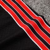 25/26 Man Utd Black Retro Training Short Suit #D2535