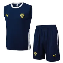 25/26  Portugal Royal Blue Training Vest Suit #D2532