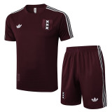 25/26 Ajax 125th Anniversary Edition Maroon Training Short Suit #D2528