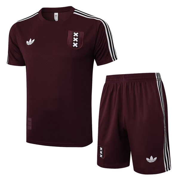 25/26 Ajax 125th Anniversary Edition Maroon Training Short Suit #D2528