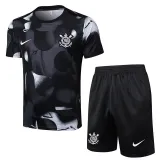 25/26 Corinthians Black Training Short Suit #D2534