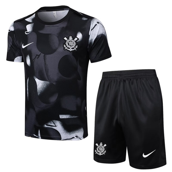 25/26 Corinthians Black Training Short Suit #D2534