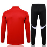 25/26 LIV Red Half Pull Tracksuit #B2526 (半拉链)