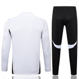 25/26 LIV White Half Pull Tracksuit #B2534 (半拉链)
