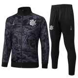 25/26 Corinthians Black Jacket Tracksuit#A2510