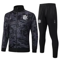 25/26 Corinthians Black Jacket Tracksuit#A2510