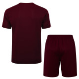 25/26  Bayern Maroon Training Short Suit #D2527