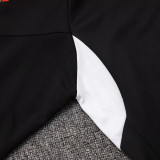 25/26 LIV Black Half Pull Tracksuit #B2527 (半拉链)