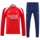25/26  PSG Red  Half Pull Tracksuit  (半拉链)