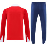 25/26  PSG Red  Half Pull Tracksuit  (半拉链)