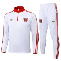 25/26 Bayern 125th Anniversary Edition White Half Pull Tracksuit #B2520 (半拉链)